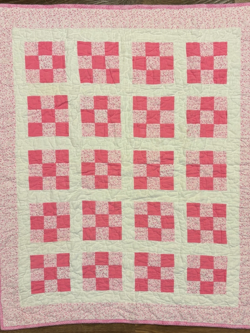 Pink Patchwork Quilt
